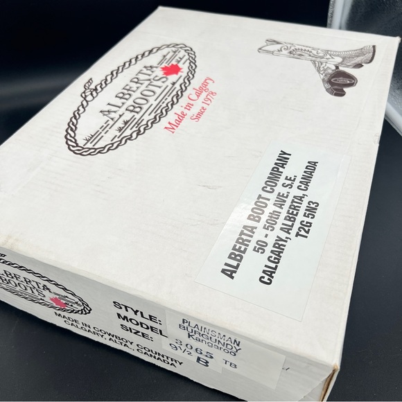 Alberta Boot Company Burgundy Kangaroo Boot - Picture 6 of 6